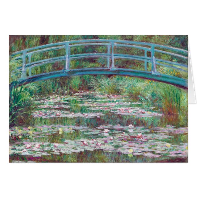 Claude Monet De Japanse voetbalbrug (Voorkant Horizontaal)