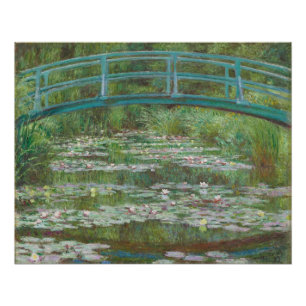 Claude Monet   De Japanse voetbalbrug, 1899 Perfect Poster