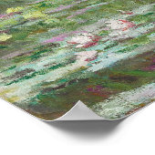 Claude Monet | De Japanse voetbalbrug, 1899 Poster (Hoek)