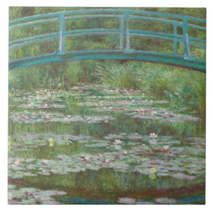 Claude Monet   De Japanse voetbalbrug, 1899 Tegeltje