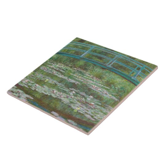 Claude Monet | De Japanse voetbalbrug, 1899 Tegeltje (Zijkant)