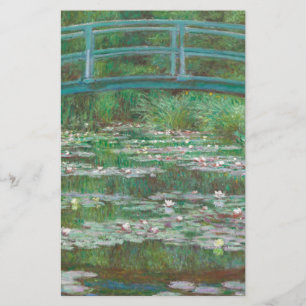 Claude Monet - De Japanse voetbalbrug Briefpapier