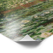 Claude Monet - De Japanse voetbalbrug Foto Afdruk (Hoek)