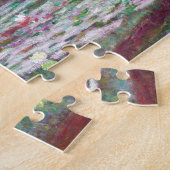 Claude Monet De Japanse voetbalbrug Legpuzzel (Zijkant)