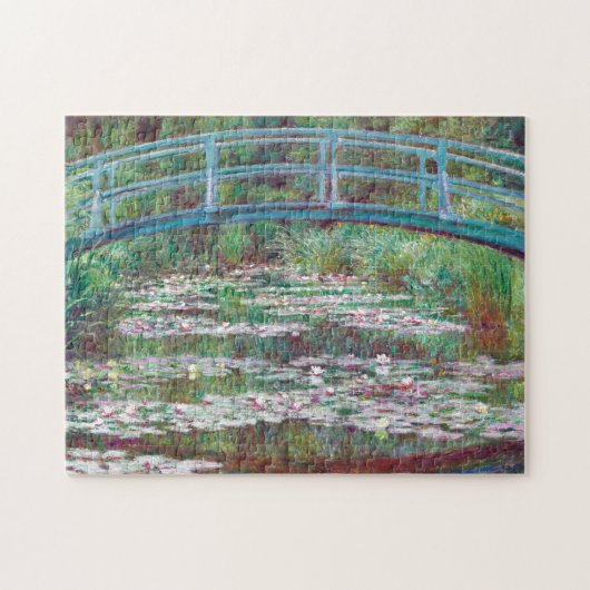 Claude Monet De Japanse voetbalbrug Legpuzzel (Horizontaal)