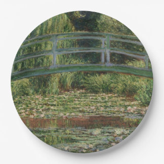 Claude Monet - De Japanse voetbalbrug Papieren Bordje