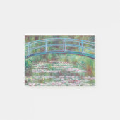 Claude Monet De Japanse voetbalbrug Post-it® Notes (Voorkant)