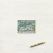 Claude Monet De Japanse voetbalbrug Post-it® Notes (Op bureau)