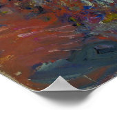 Claude Monet - De Japanse voetbalbrug Poster (Hoek)