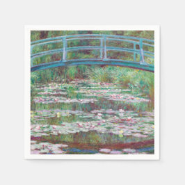 Claude Monet De Japanse voetbalbrug Servet