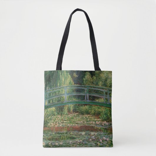 Claude Monet-De Japanse voetbrug Tote Bag (Voorkant)