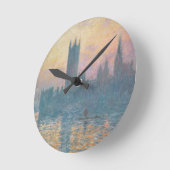 Claude Monet | De Kamers van het Parlement, Sunset Ronde Klok (Hoek)