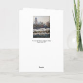 Claude Monet - De kerk in Vetheuil Kaart (Achterkant)