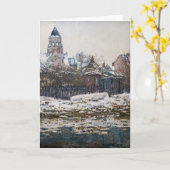 Claude Monet - De kerk in Vetheuil Kaart (Gele Bloem)