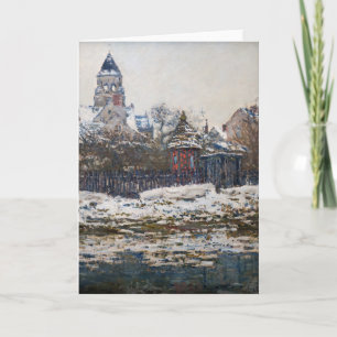 Claude Monet - De kerk in Vetheuil Kaart