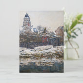 Claude Monet - De kerk in Vetheuil Kaart (Staand voorkant)
