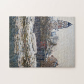 Claude Monet - De kerk in Vetheuil Legpuzzel (Horizontaal)