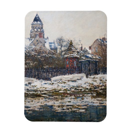 Claude Monet - De kerk in Vetheuil Magneet (Verticaal)
