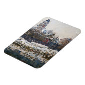 Claude Monet - De kerk in Vetheuil Magneet (Linkerzijde)