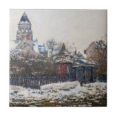 Claude Monet - De kerk in Vetheuil Tegeltje (Voorkant)