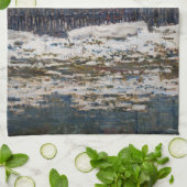 Claude Monet - De kerk in Vetheuil Theedoek (Gevouwen)