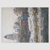 Claude Monet - De kerk in Vetheuil Tissuepapier (Voorkant)