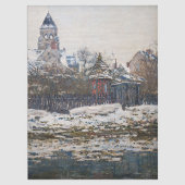 Claude Monet - De kerk in Vetheuil Tissuepapier