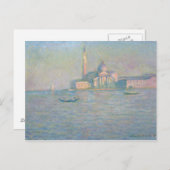 Claude Monet - De kerk van San Giorgio Maggiore, Briefkaart (Voorkant / Achterkant)