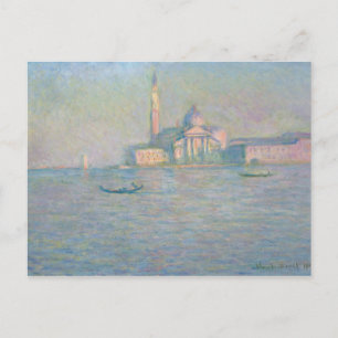 Claude Monet - De kerk van San Giorgio Maggiore, Briefkaart