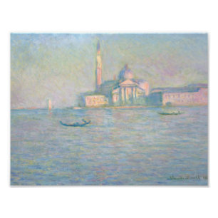 Claude Monet - De kerk van San Giorgio Maggiore, Foto Afdruk