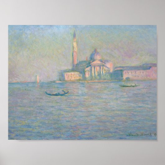 Claude Monet - De kerk van San Giorgio Maggiore, Poster (Voorkant)