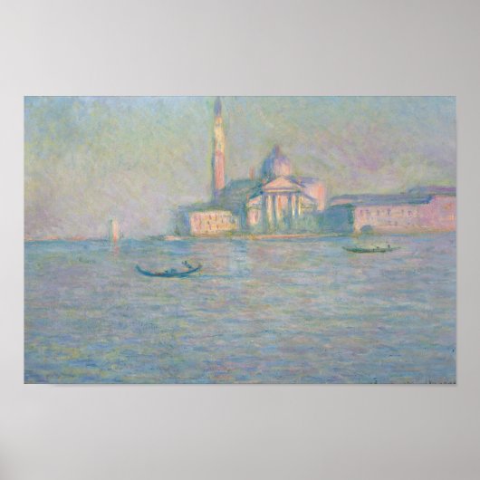 Claude Monet - De kerk van San Giorgio Maggiore, Poster (Voorkant)