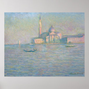 Claude Monet - De kerk van San Giorgio Maggiore, Poster