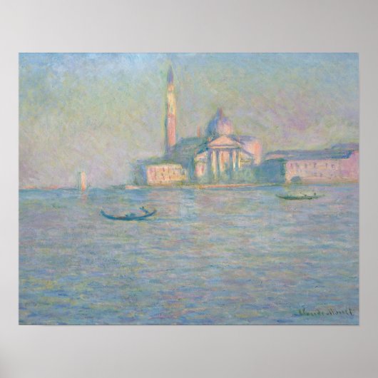 Claude Monet - De kerk van San Giorgio Maggiore, Poster (Voorkant)