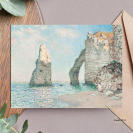 Claude Monet De Kliffen op Étretat Schilderkunst Briefkaart