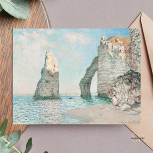Claude Monet De Kliffen op Étretat Schilderkunst Briefkaart