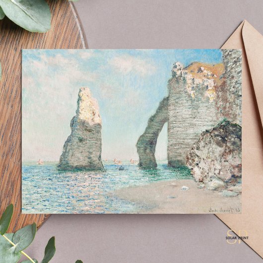 Claude Monet De Kliffen op Étretat Schilderkunst Briefkaart