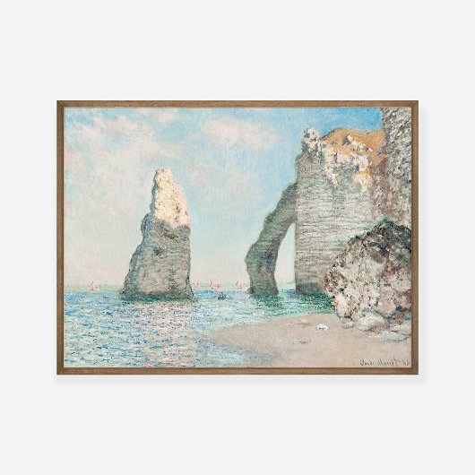Claude Monet De Kliffen op Étretat Schilderkunst Poster