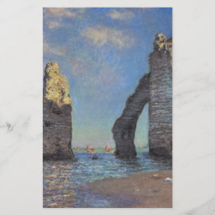 Claude Monet de Klippen bij de Giften van het Lot  Briefpapier