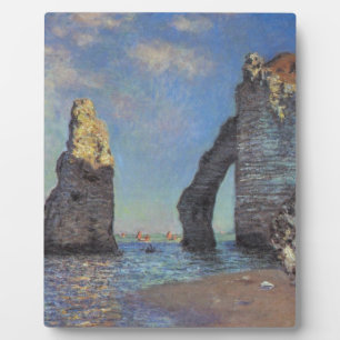Claude Monet de Klippen bij de Giften van het Lot Fotoplaat