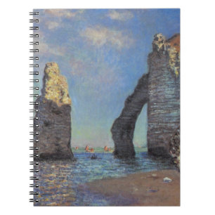Claude Monet de Klippen bij de Giften van het Lot  Notitieboek