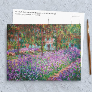 Claude Monet - De Kunstenaarstuin in Giverny Briefkaart