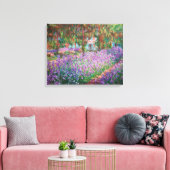 Claude Monet - De Kunstenaarstuin in Giverny Canvas Afdruk (Insitu (Woonkamer))