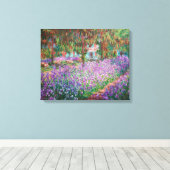 Claude Monet - De Kunstenaarstuin in Giverny Canvas Afdruk (Insitu (Houten vloer))