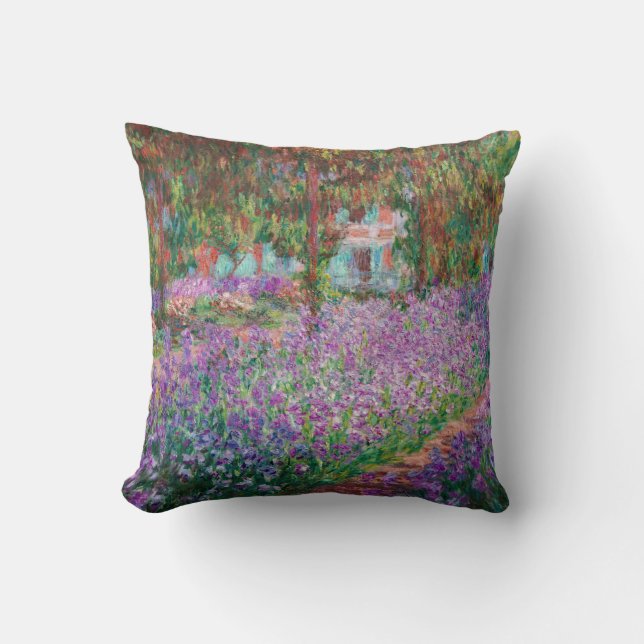 Claude Monet - De Kunstenaarstuin in Giverny Kussen (Voorkant)