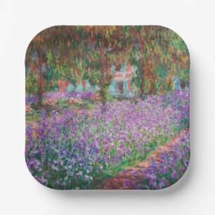Claude Monet - De Kunstenaarstuin in Giverny Papieren Bordje