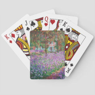 Claude Monet - De Kunstenaarstuin in Giverny Pokerkaarten