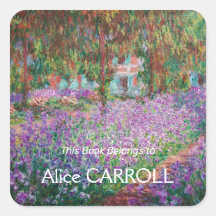 Claude Monet - De Kunstenaarstuin in Giverny Vierkante Sticker