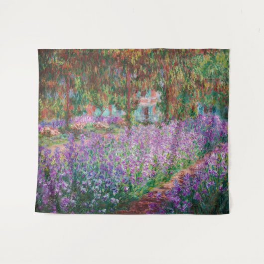 Claude Monet - De Kunstenaarstuin in Giverny Wandkleed (Voorkant (horizontaal))