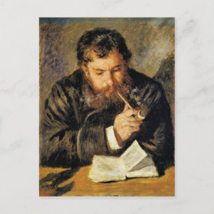 Claude Monet (De lezer) door Renoir Briefkaart